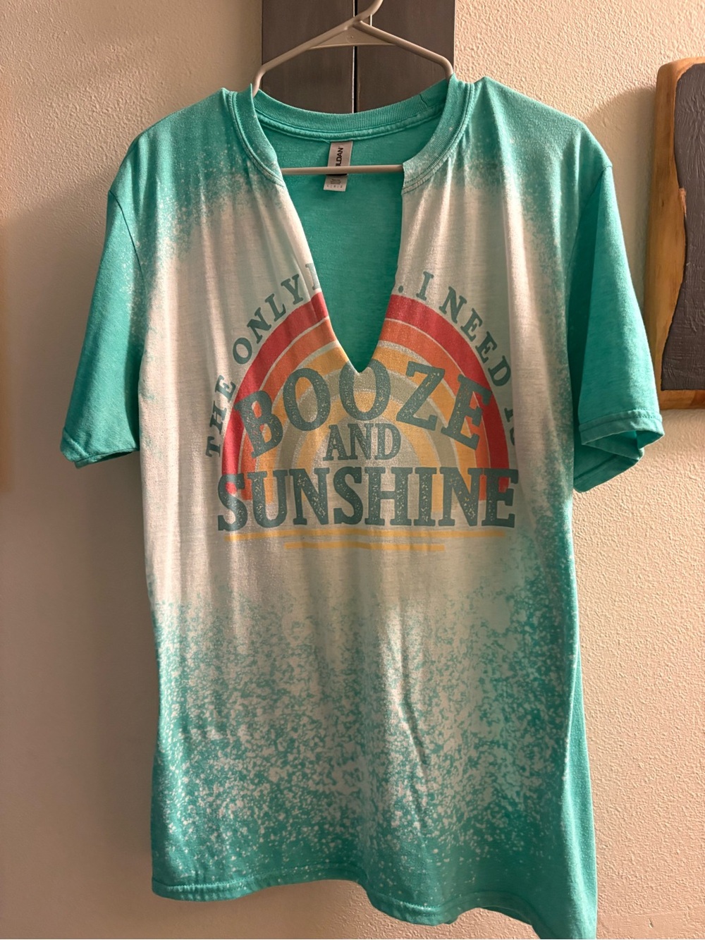 Only BS I need is Booze and Sunshine Graphic Tee - Teal